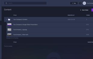 Screenly - Content Page