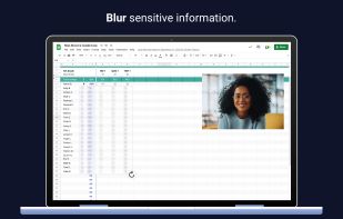 Blur sensitive information