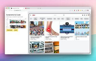 Screenshot to Code screenshot 1