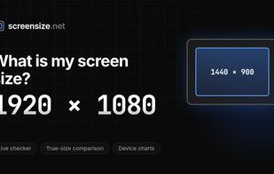ScreenSize.net screenshot 1