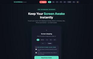 ScreenWakeUp screenshot 1