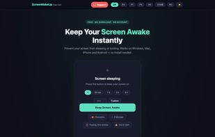 ScreenWakeUp screenshot 1