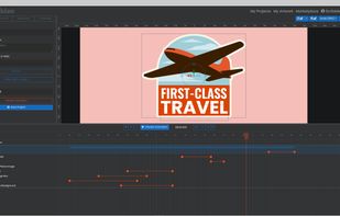 Even though scribbleo is mainly used for doodle animations, you can use it for simple 2D motion animation using vector SVG art.