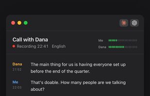Scribe Call Transcriber screenshot 1