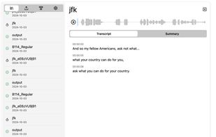 Scriberr screenshot 1