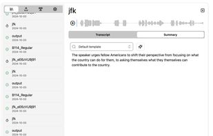 Scriberr screenshot 2