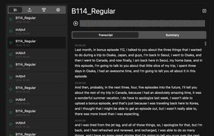 Scriberr screenshot 3