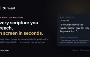Scrivent screenshot 1