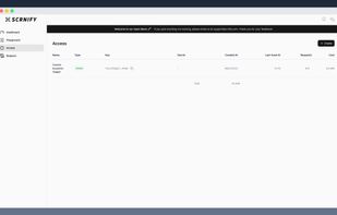 Create multiple API keys. Two types are available (Simple / Signed). Costs/Requests per Key