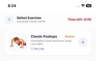 Exercises Available