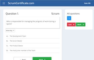 ScrumCertificate.com screenshot 1