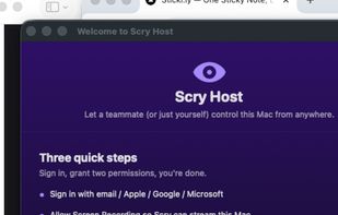 Scry Host Welcome