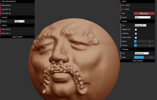 SculptGL screenshot 2