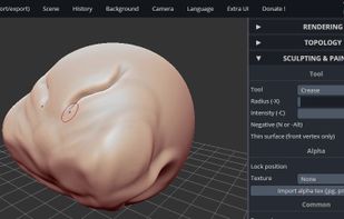 SculptGL screenshot 1