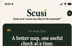 The Scusi Court — community verification counts and how contributor titles are earned.