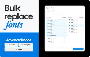 Search & Replace Colors and Fonts screenshot 1