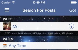 Enter "times square" as keywords and see all matching posts, photos videos and more.