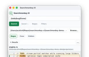 Searchmonkey in 1-up mode for small screens