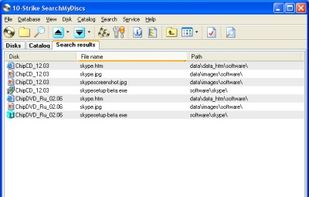 SearchMyDisks screenshot 2