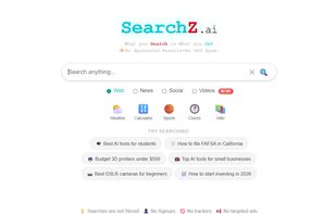 SearchZ.ai Home