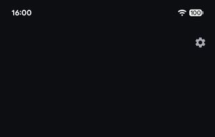 The screen where you start a search.
