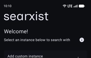 Searxist screenshot 1