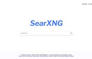SearXNG screenshot 1