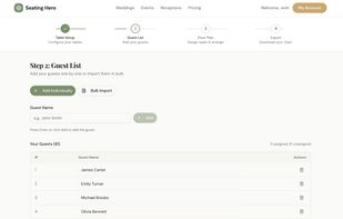 Guest List Management