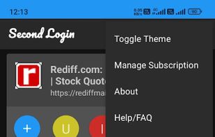 Second Login screenshot 2