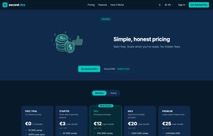 Simple, transparent pricing  — free 3-month trial, no credit card required

