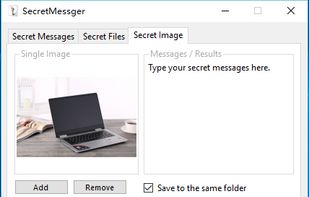 hide text/messages in picture