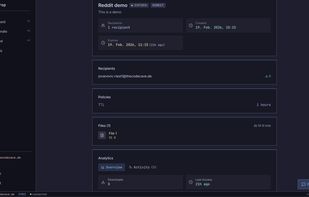 Dashboard overview