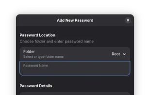 Secrets - GUI for pass screenshot 2