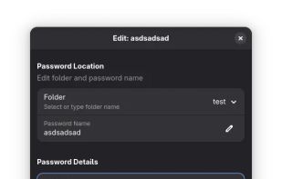 Secrets - GUI for pass screenshot 3