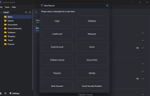 Secrets Guard - Select a template