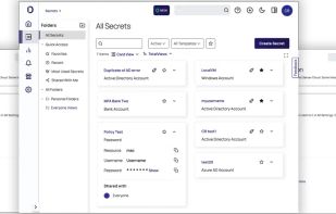 Secret Server screenshot 1