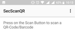 SecScanQR screenshot 1