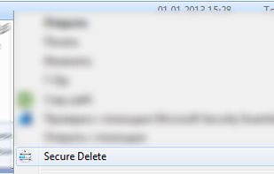 Secure Delete Files screenshot 1