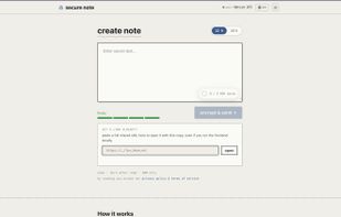 SecNote screenshot 1