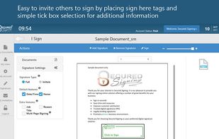 Secured Signing screenshot 1