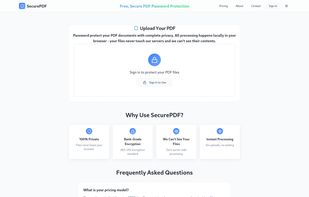 SecurePDF screenshot 1