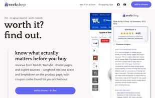 SeekShop screenshot 1