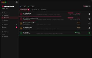 Transfers view