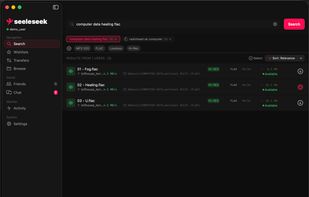 Search view