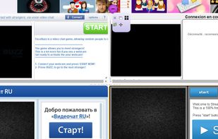 Multiple chatroulettes on the screen at one time. Use them all at once.