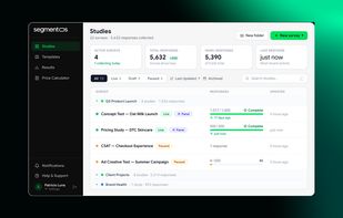 SegmentOS main dashboard