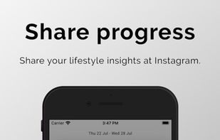 Share progress to Instagram