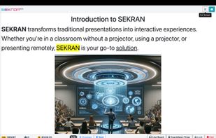 SEKRAN - Presentation Screen