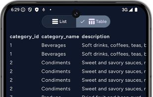 Selectable - PostgresQL Client screenshot 2