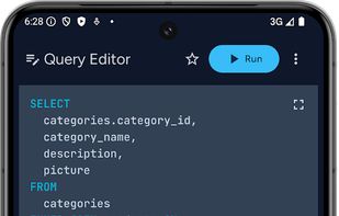 Selectable - PostgresQL Client screenshot 1
